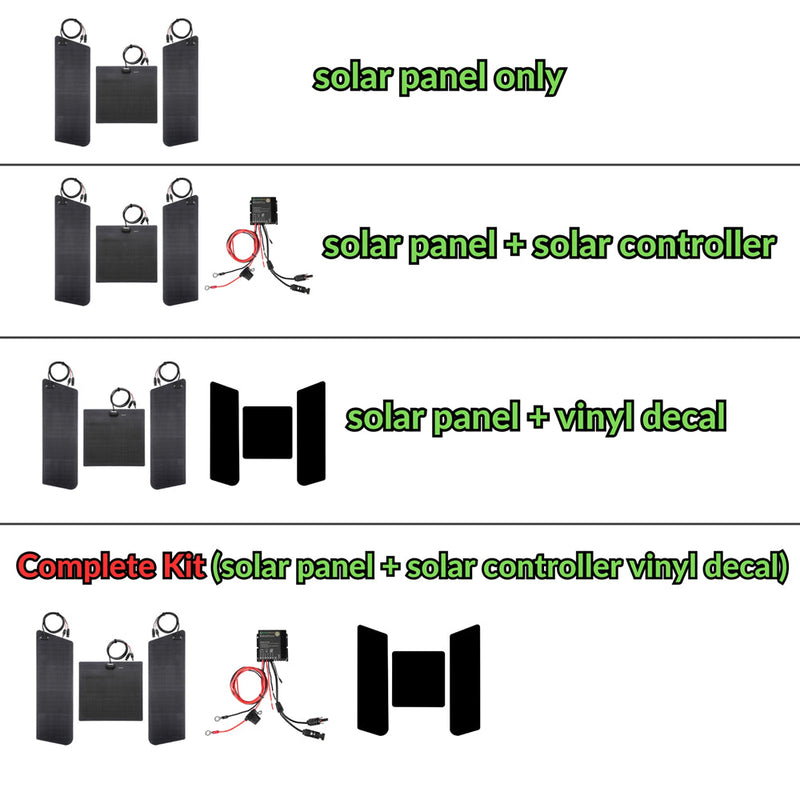 Load image into Gallery viewer, Toyota 4Runner 4th&amp;5th Gen(2003-2024) with Scoop Lensun 80W Hood Solar Panel
