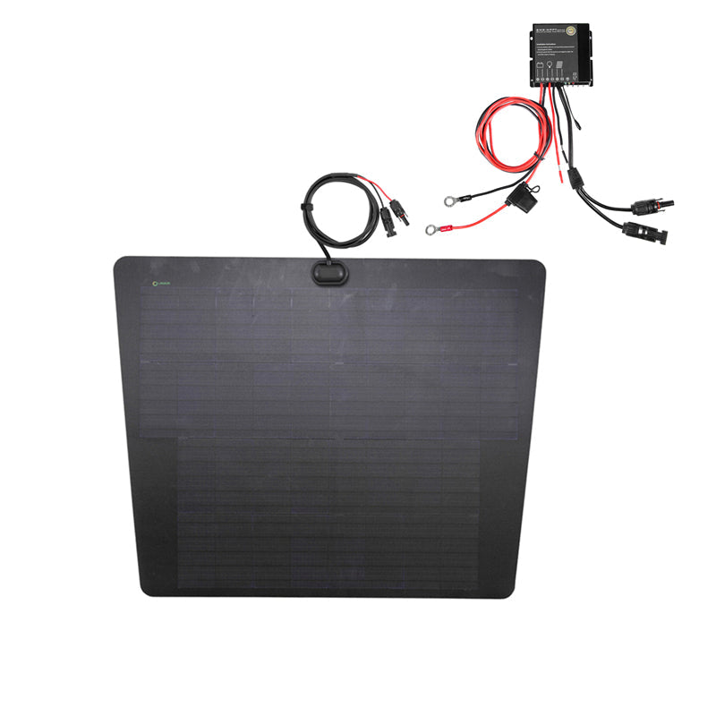 Load image into Gallery viewer, Chevrolet Colorado (2004-2014) Lensun 90W Hood Flexible Solar Panel
