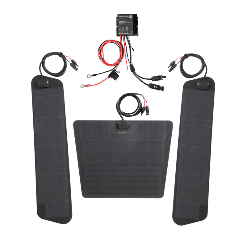 Load image into Gallery viewer, Chevrolet Colorado ZR2 Lensun 95W Hood Flexible Solar Panel
