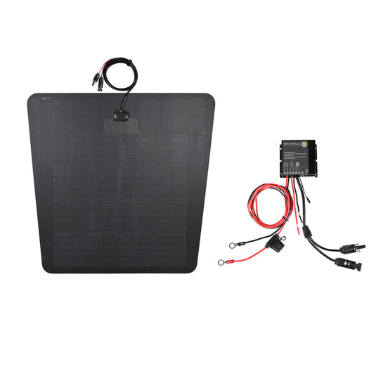 Chevrolet Silverado 2500HD (2001-2006) Lensun 100W Hood Flexible Solar Panel