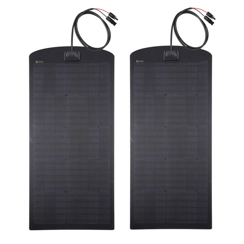Load image into Gallery viewer, Chevrolet Silverado 2500 3500 HD (2015-2019) Lensun 110W Hood Flexible Solar Panel
