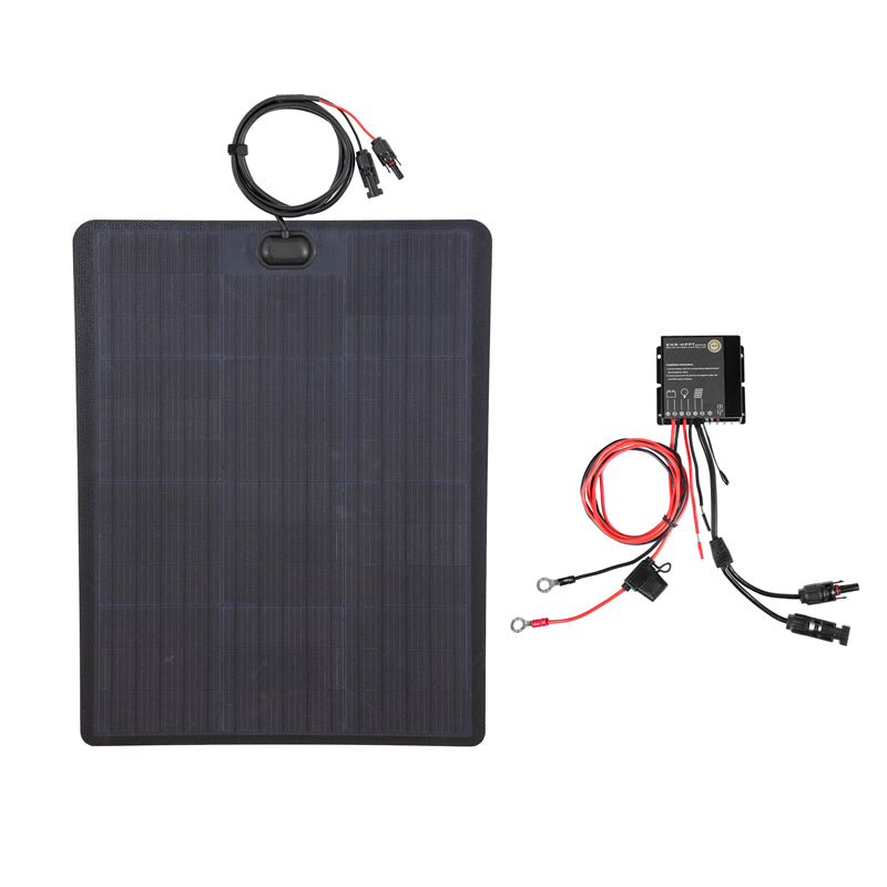 Load image into Gallery viewer, Dodge Ram 1500 4th Gen (2009-2018) Lensun 60W Hood Flexible Solar Panel
