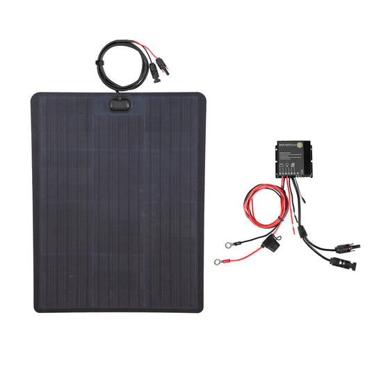 Dodge Ram 1500 4th Gen (2009-2018) Lensun 60W Hood Flexible Solar Panel