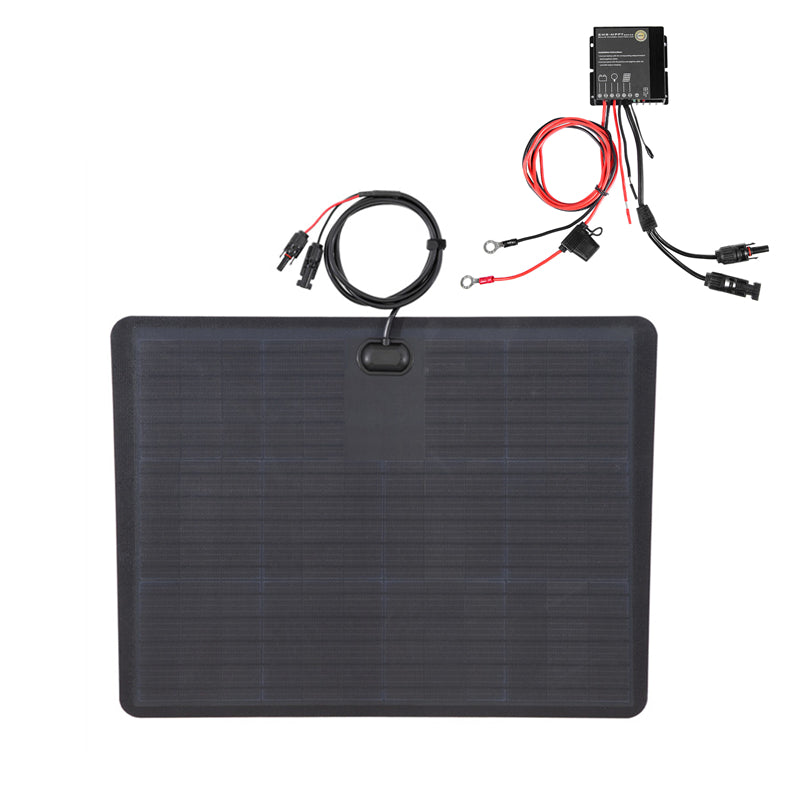 Load image into Gallery viewer, Ford F-150 (2009-2014) Lensun 60W Hood Flexible Solar Panel

