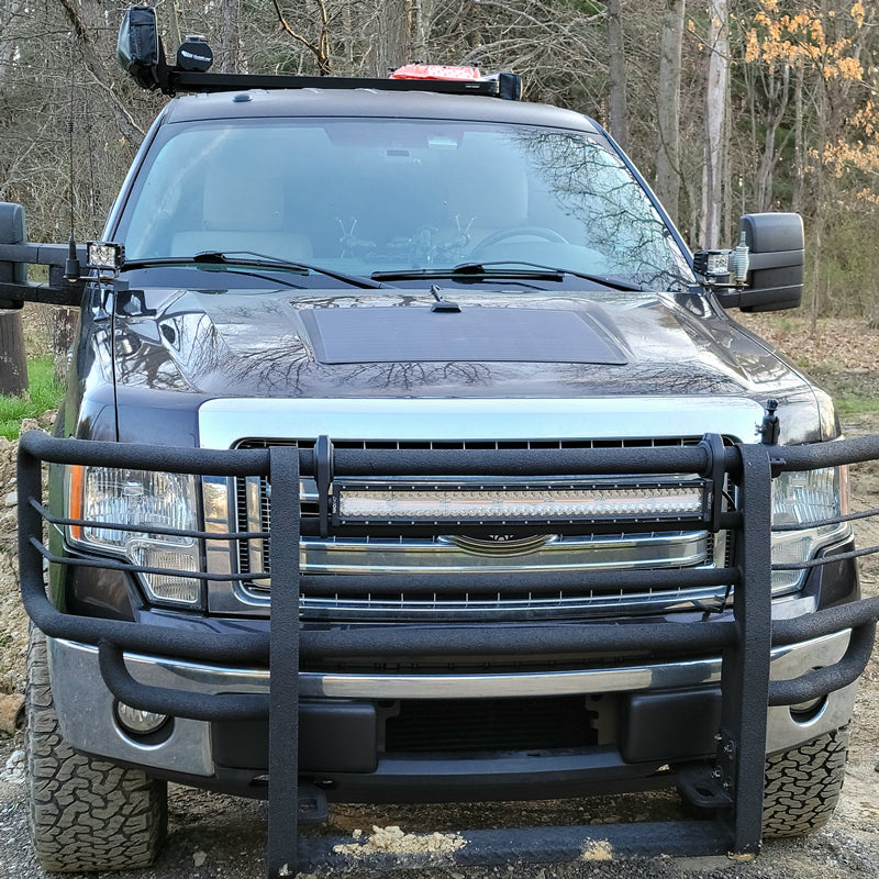 Load image into Gallery viewer, Ford F-150 (2009-2014) Lensun 60W Hood Flexible Solar Panel

