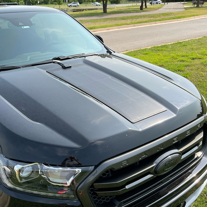 Load image into Gallery viewer, Ford Ranger (2019-2022) Lensun 45W Hood Flexible Solar Panel
