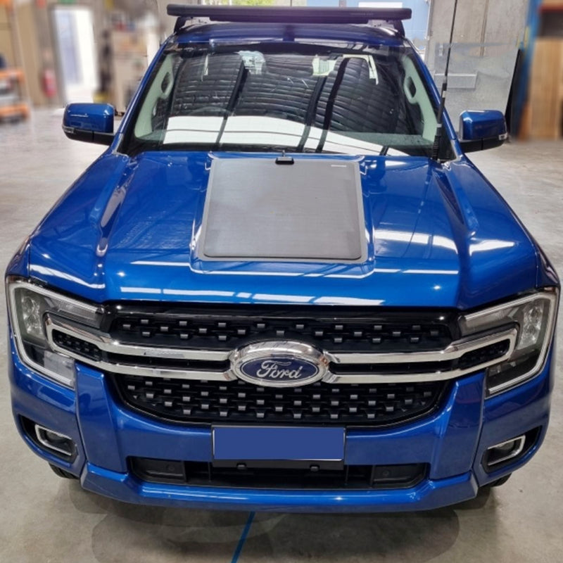 Load image into Gallery viewer, Ford Ranger (2023-Present) Lensun 70W Hood/Bonnet Flexible Solar Panel
