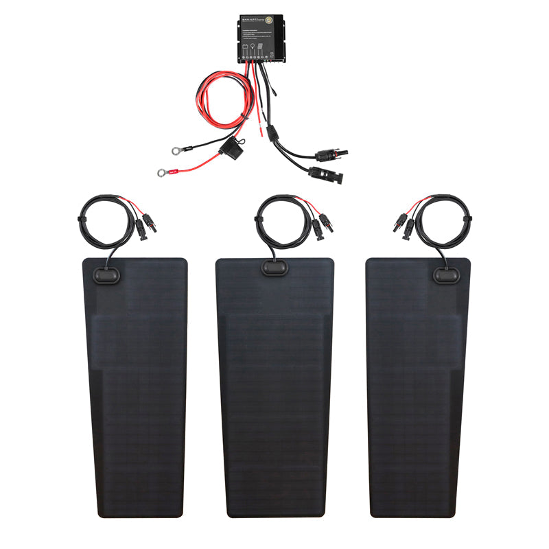 Load image into Gallery viewer, Ford Ranger T6 PX (2015–2022) Lensun 115W Hood/Bonnet Flexible Solar Panel
