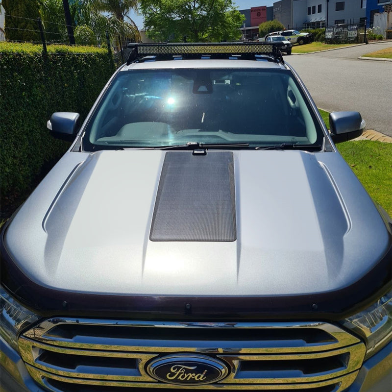 Load image into Gallery viewer, Ford Ranger T6 PX(2015–2022) Lensun 45W Hood/Bonnet Flexible Solar Panel
