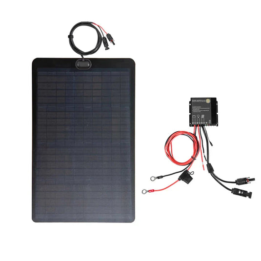 GMC-Sierra-Lensun-60W-Hood-Solar-Panel-1