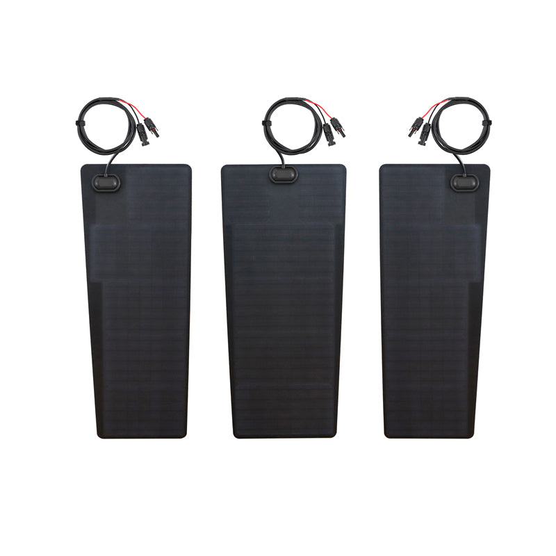 Load image into Gallery viewer, GMC Sierra 1500 (2014–2019) Lensun 115W 12V Hood Flexible Solar Panel-2
