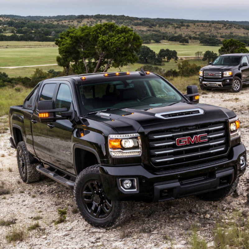 Load image into Gallery viewer, GMC Sierra 2500HD (2017-2019) Lensun 50W Hood Flexible Solar Panel
