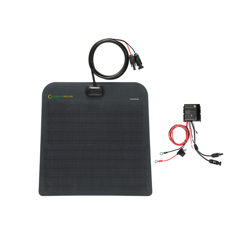 Load image into Gallery viewer, Jeep Wrangler JK AEV Lensun 20W 12V Hood Flexible Solar Panel
