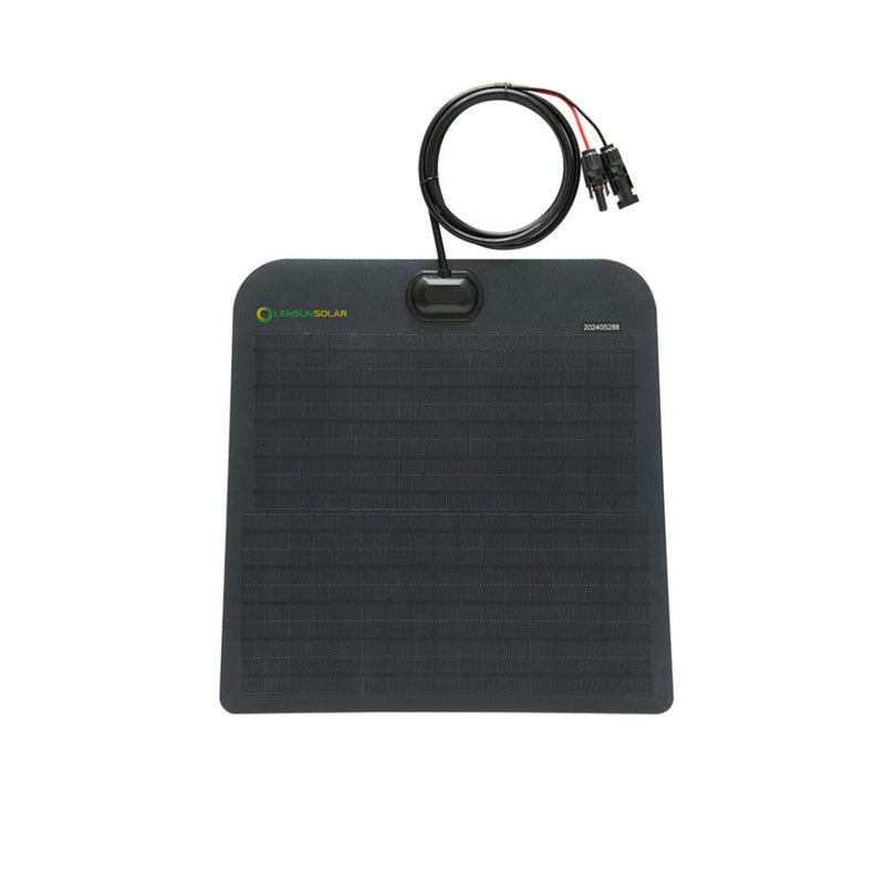 Load image into Gallery viewer, Jeep Wrangler JK AEV Lensun 20W 12V Hood Flexible Solar Panel

