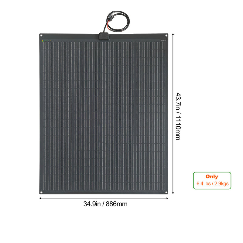 Load image into Gallery viewer, Lensun 200W Flexible Solar Panel, Advanced N-type solar cells 25% efficiency
