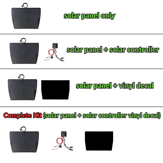 Ford F-150 (2003-2008) Lensun 100W Hood/Bonnet Flexible Solar Panel