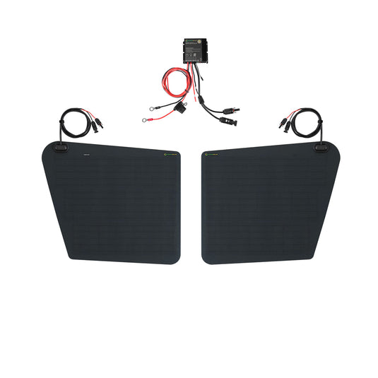 Mercedes-Benz-Vito-W447-Lensun-100W-12V-Bonnet-Flexible-Solar-Panel-3