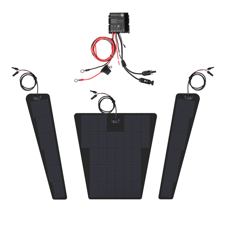 Load image into Gallery viewer, Mercedes-Benz G-Wagen G-Class Lensun 135W Hood Flexible Solar Panel
