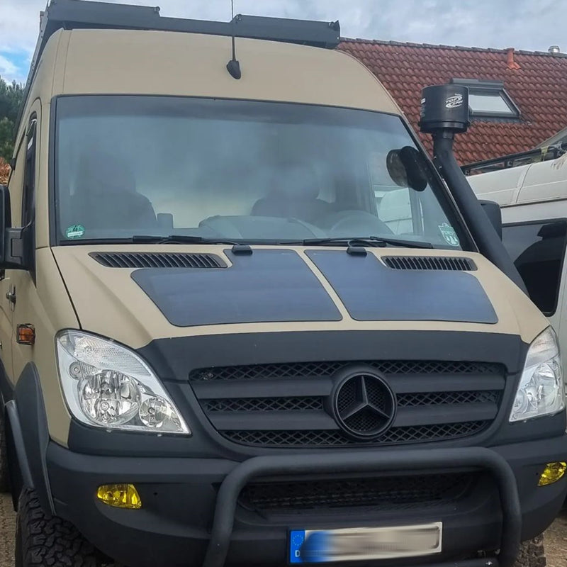 Load image into Gallery viewer, Mercedes-Benz Sprinter 2nd Gen(2006-2018) Lensun 80W Hood/Bonnet Solar Panel
