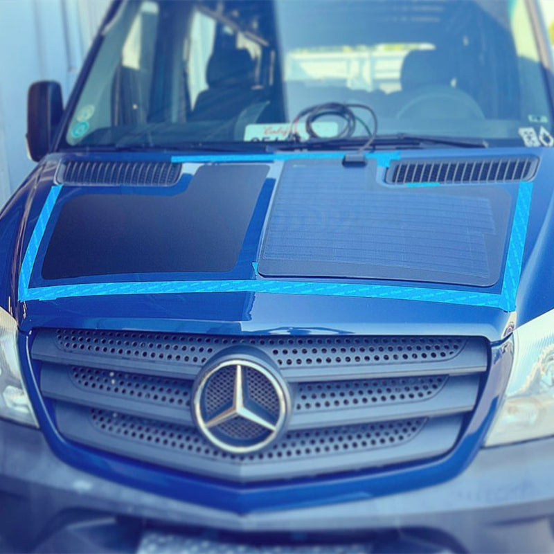Load image into Gallery viewer, Mercedes-Benz Sprinter 2nd Gen(2006-2018) Lensun 80W Hood/Bonnet Solar Panel

