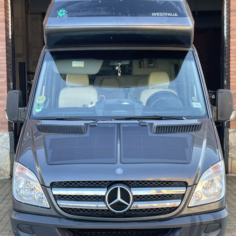 Load image into Gallery viewer, Mercedes-Benz Sprinter 2nd Gen(2006-2018) Lensun 80W Hood/Bonnet Solar Panel
