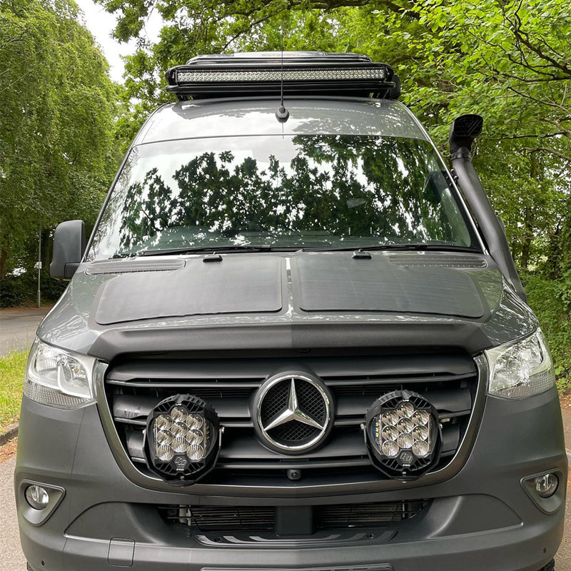 Load image into Gallery viewer, Mercedes-Benz Sprinter 3rd Gen(2019-present) Lensun 90W Hood/Bonnet Flexible Solar Panel
