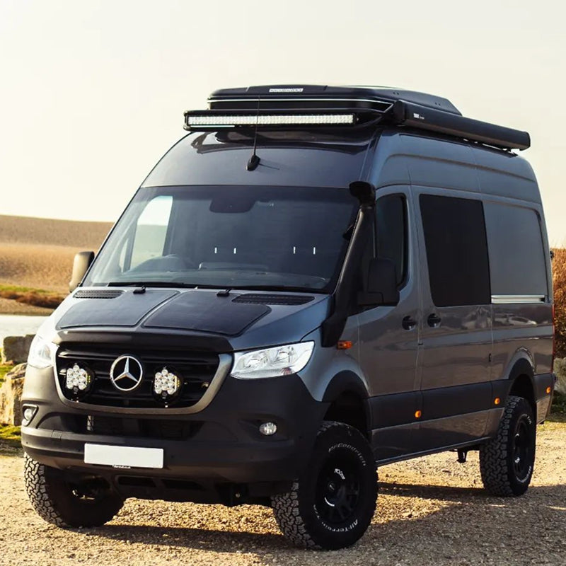 Load image into Gallery viewer, Mercedes-Benz Sprinter 3rd Gen(2019-present) Lensun 90W Hood/Bonnet Flexible Solar Panel
