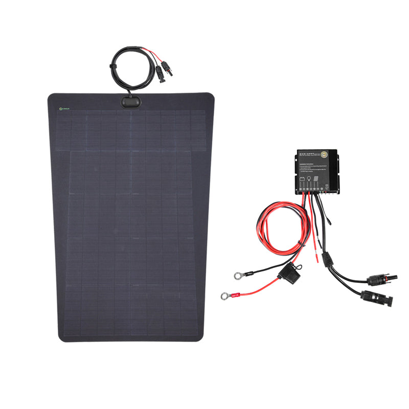 Load image into Gallery viewer, Mercedes-Benz X-Class (2017-2020) Lensun 75W Hood Flexible Solar Panel
