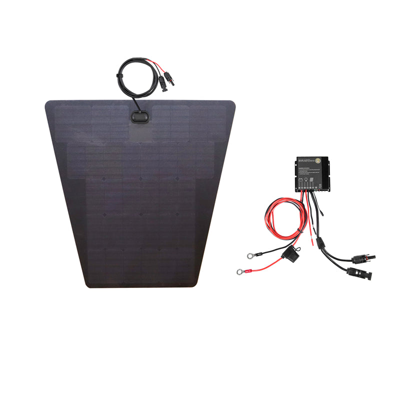 Load image into Gallery viewer, Nissan Frontier (2022-Present) Lensun 85W  Hood Flexible Solar Panel-4
