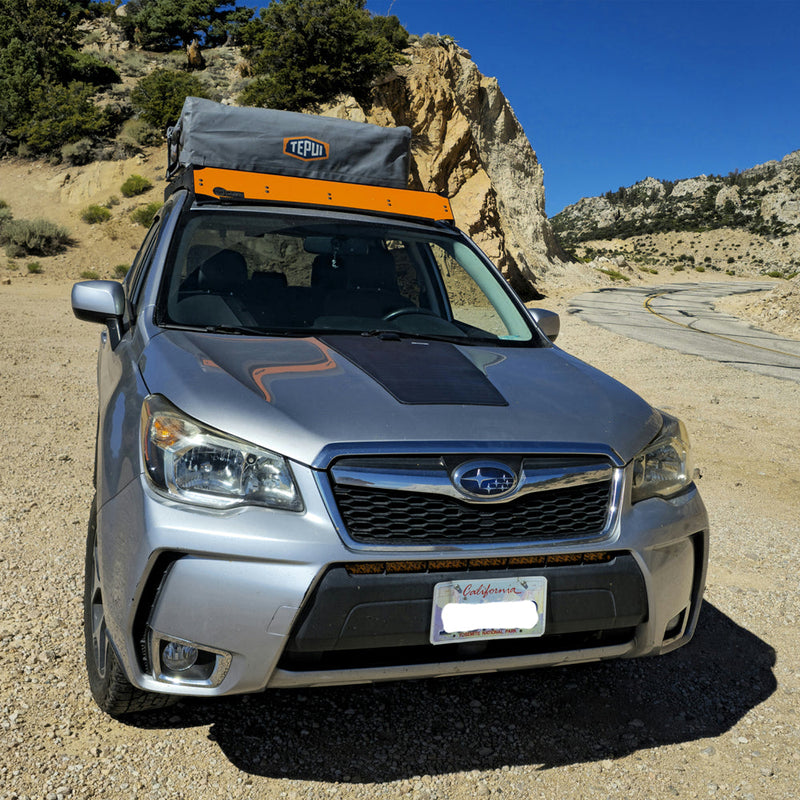 Load image into Gallery viewer, Subaru Forester 4th Gen(2014-2018) Lensun 50W Hood Flexible Solar Panel
