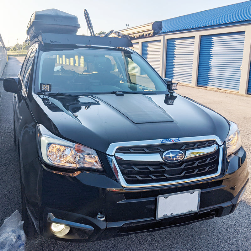 Load image into Gallery viewer, Subaru Forester 4th Gen(2014-2018) Lensun 45W Hood Flexible Solar Panel-1
