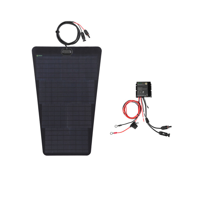 Load image into Gallery viewer, Subaru Forester 4th Gen(2014-2018) Lensun 45W Hood Flexible Solar Panel-4
