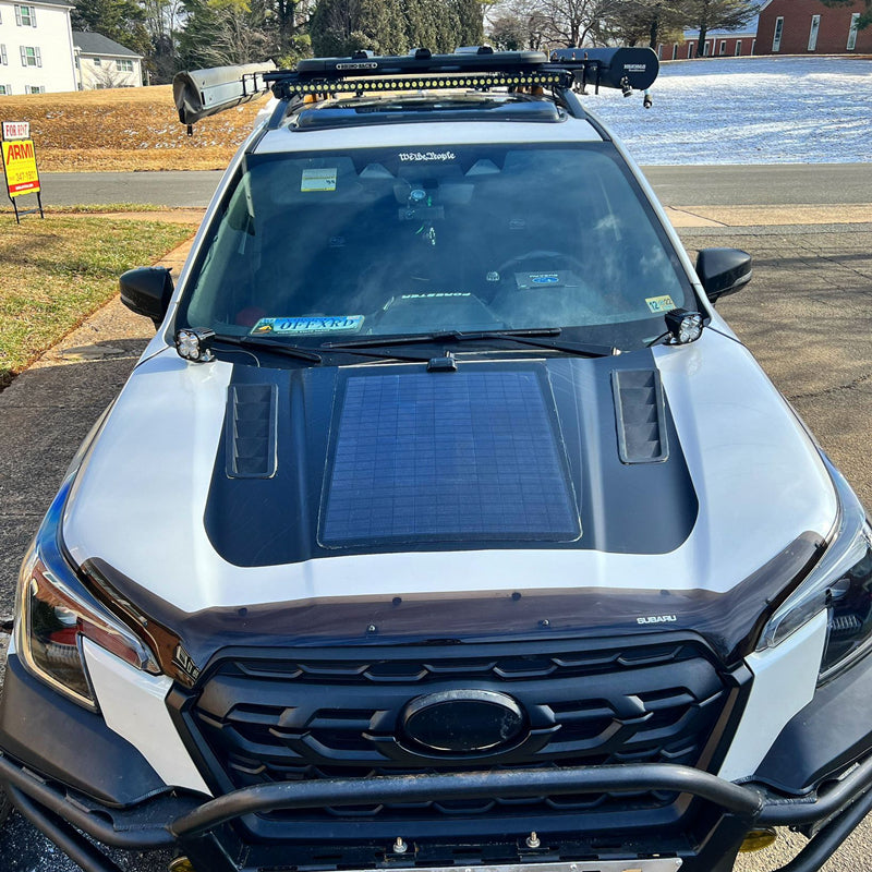 Load image into Gallery viewer, Subaru Forester 5th Gen (2019-Present) Lensun 60W Hood Flexible Solar Panel-1
