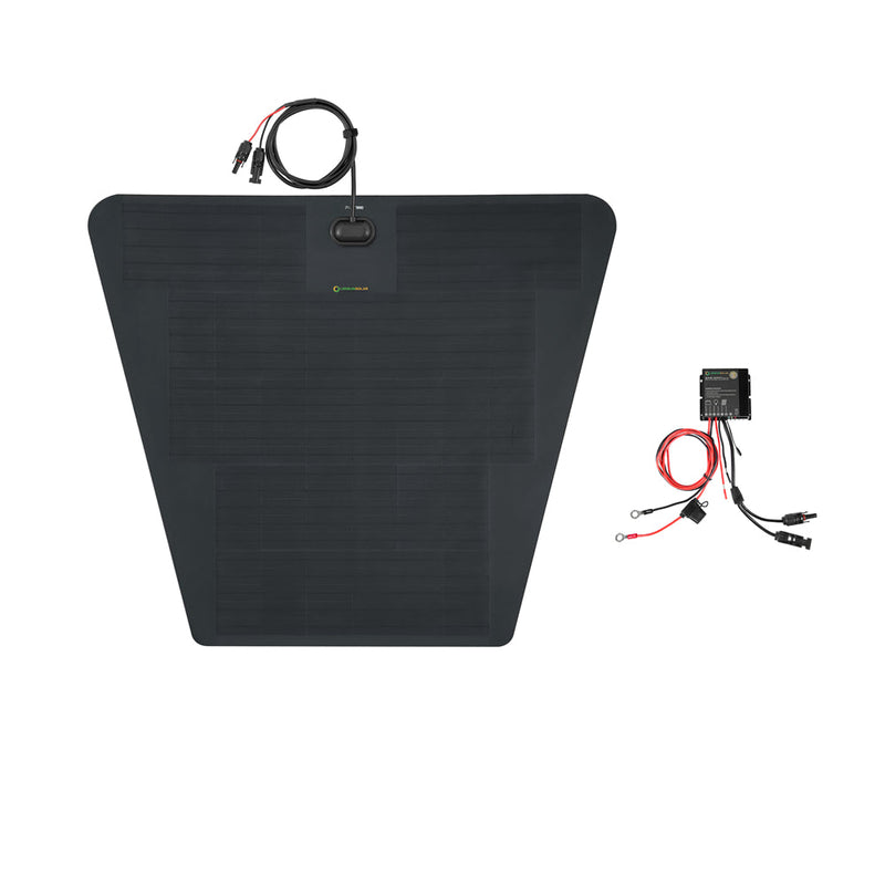 Load image into Gallery viewer, Toyota-Tundra-3rd-Gen-Lensun-95W-12V-Hood-Flexible-Solar-Panel-1
