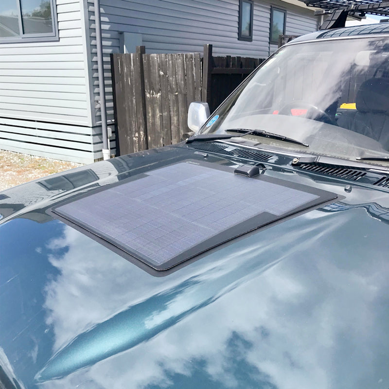 Load image into Gallery viewer, Toyota 4Runner 2nd Gen(1989-1995) Lensun 45W 12V Car Hood Flexible Solar Panel-2
