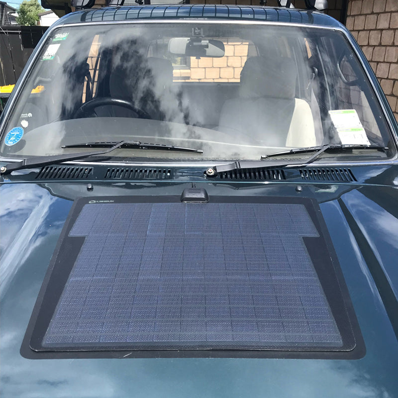 Load image into Gallery viewer, Toyota 4Runner 2nd Gen(1989-1995) Lensun 45W 12V Car Hood Flexible Solar Panel-3
