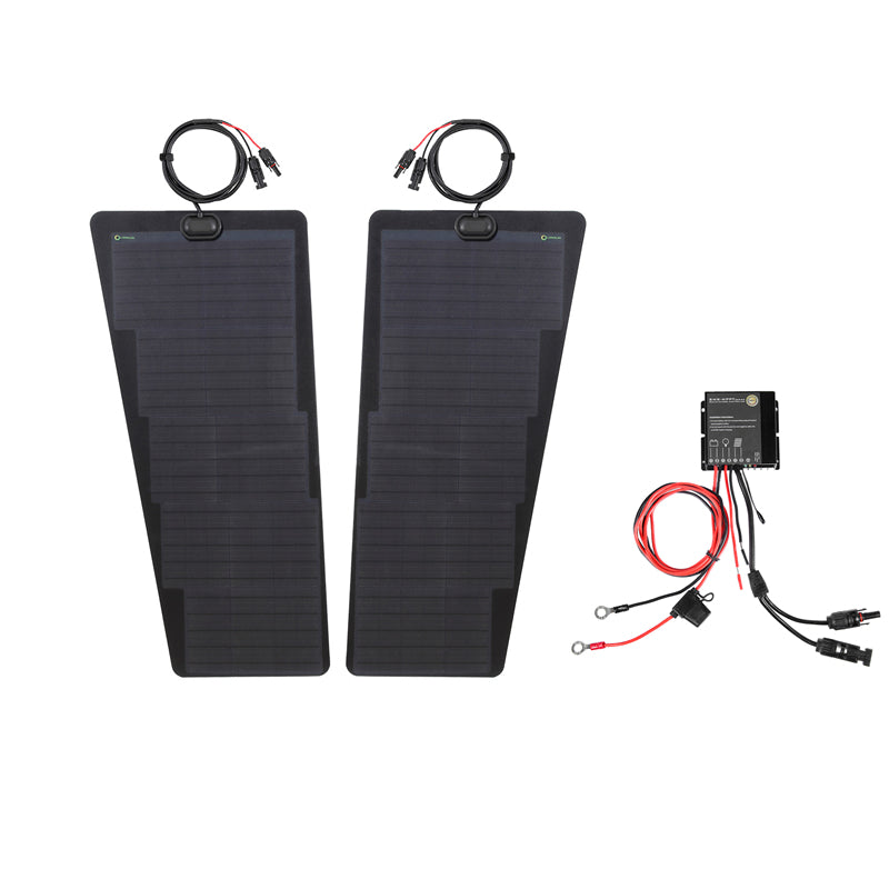 Load image into Gallery viewer, Toyota LandCruiser 300 LC300 Lensun 110W Hood Flexible Solar Panel-5
