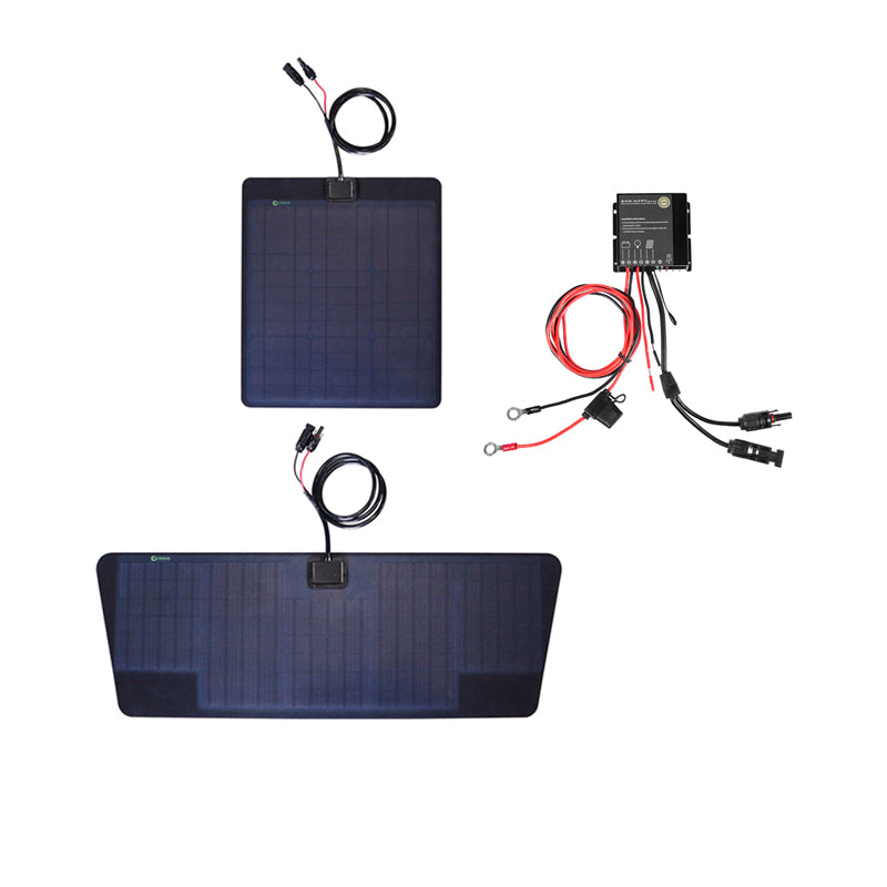 Load image into Gallery viewer, Toyota Tacoma Sport 2nd Gen (2005-2015) Lensun 60W(25W+35) 12V Hood Flexible Solar Panel-5
