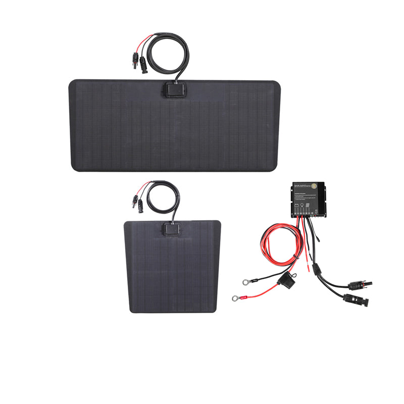 Load image into Gallery viewer, Toyota Tacoma Sport 3rd Gen (2016-present) Lensun 50W (20W+30W) Hood Flexible Solar Panel

