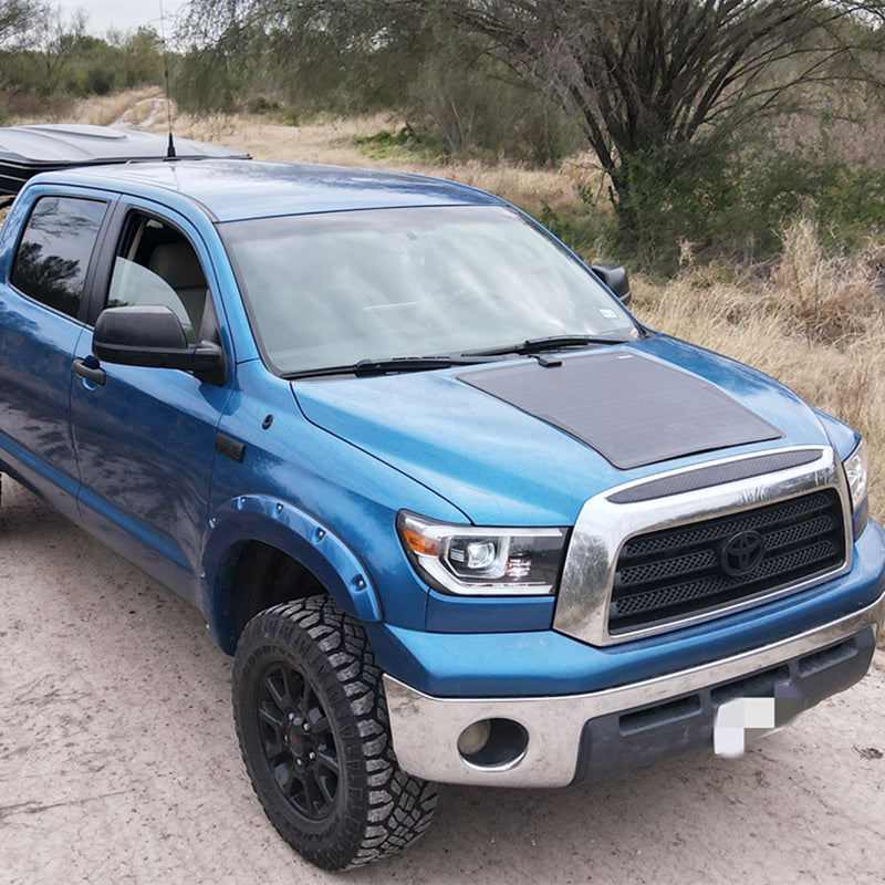Load image into Gallery viewer, Toyota Tundra 2nd Gen (2007-2013) Lensun 85W Hood Flexible Solar Panel
