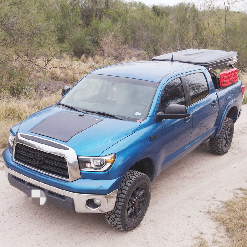 Load image into Gallery viewer, Toyota Tundra 2nd Gen (2007-2013) Lensun 85W Hood Flexible Solar Panel
