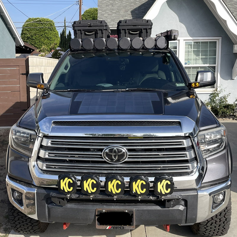 Load image into Gallery viewer, Toyota Tundra 2nd Gen (2014-2021) Lensun 90W Hood Flexible Solar Panel
