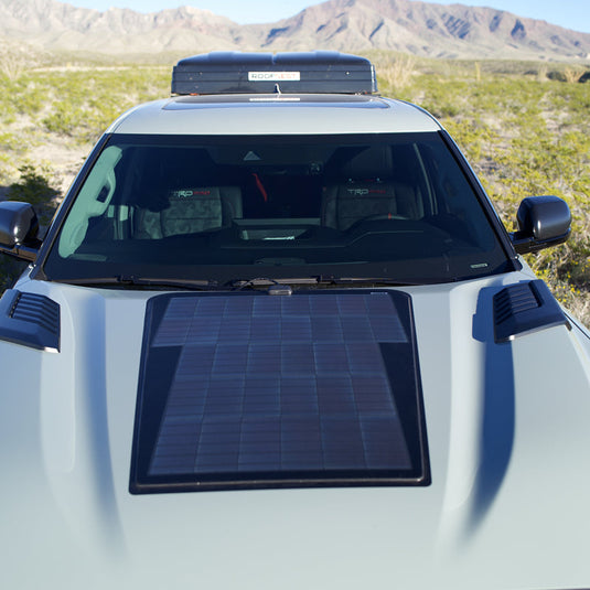 Toyota Tundra 3rd Gen (2022-Present) Lensun 90W 12V Hood Flexible Solar Panel