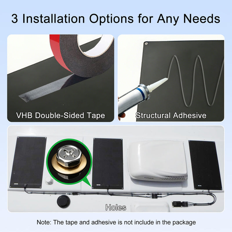 Load image into Gallery viewer, Lensun 200W Flexible Solar Panel, Advanced N-type solar cells 25% efficiency

