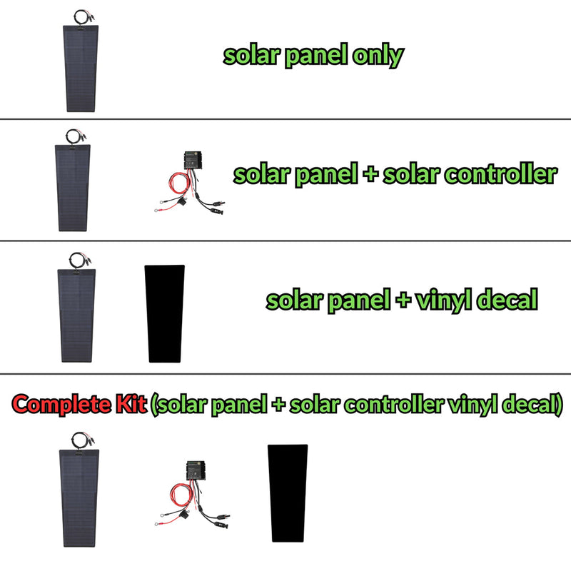 Load image into Gallery viewer, Ford Ranger T6 PX(2015–2022) Lensun 50W Bonnet Flexible Solar Panel
