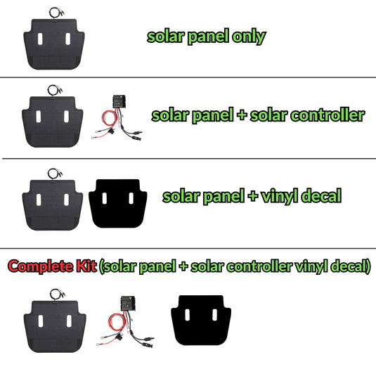 Jeep Gladiator JT (2018-Present) Lensun 90W Hood Flexible Solar Panel